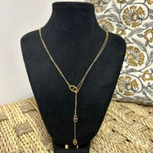 collier romane doré