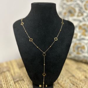 collier luna doré